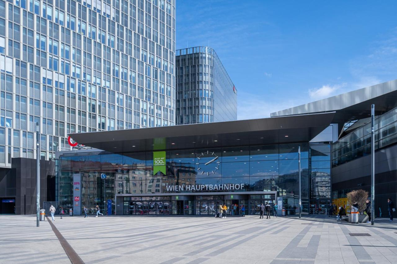 Whats-App Self-Check-In - Paerchen Wohnung Am Hauptbahnhof Vienna Exterior photo