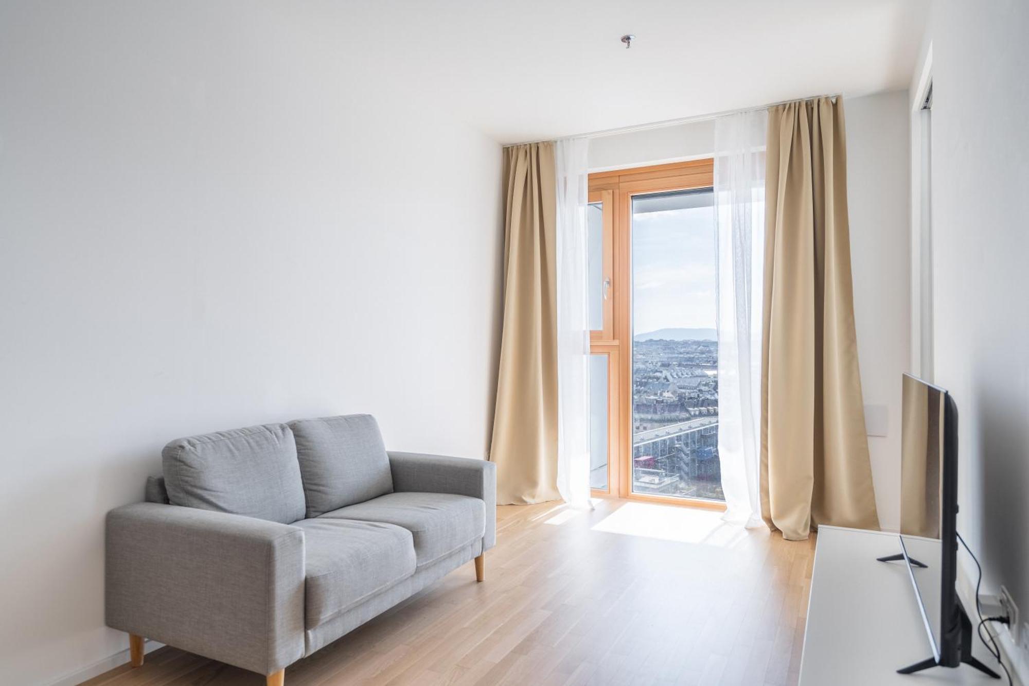 Whats-App Self-Check-In - Paerchen Wohnung Am Hauptbahnhof Vienna Room photo